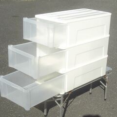 押入れケース 収納ケース 3個セットの画像