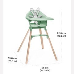 【即受渡可・引取り限定】ベビーハイチェア・リッチェル_ストッケクリックの画像