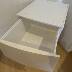 オフホワイト 収納  引き出し の画像