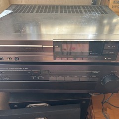 SONY・YAMAHA・ONKYO オーディオ3点セット ジャンク品 長期保管 レトロ機器の画像