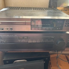 SONY・YAMAHA・ONKYO オーディオ3点セット ジャンク品 長期保管 レトロ機器の画像