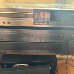 SONY・YAMAHA・ONKYO オーディオ3点セット ジャンク品 長期保管 レトロ機器の画像