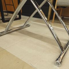 シギヤマ家具 昇降式テーブル PLATE プランテ 130 アイボリー キャスター付き 光沢UV塗装 札幌市清田区の画像