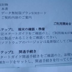 ♦️一年データ使い放題使用量無制限♦️値引き可能♦️の画像