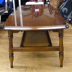 カリモク コロニアル センターテーブル リビングテーブル TC3500 JK ウォールナット色 札幌市 厚別区の画像