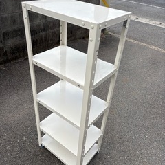  棚 スチールラック 5段 インテリア ラック スチールラック スチール 収納 収納ラック キッチン 玄関 リビング 屋外 シェルフ スチールシェルフ キッチンラック オープンラックの画像