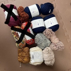 【訂正】毛糸詰合せ（コットン・レースヤーン）の画像