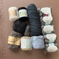 【訂正】毛糸詰合せ（コットン・レースヤーン）の画像