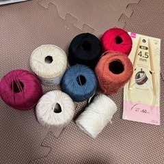 【訂正】毛糸詰合せ（コットン・レースヤーン）の画像