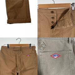 Danton ダントン 無地 オールシーズン チノパンツ コットン ブラウン レディース 38【古着】【中古】の画像
