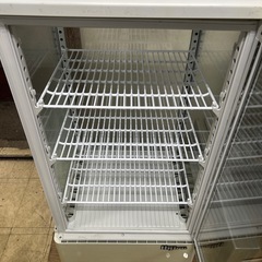 6950 業務用冷蔵ショーケース 4面ガラス冷蔵ショーケース ホワイトHJR-KR80WT  Hijiruの画像