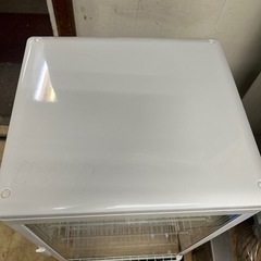 6950 業務用冷蔵ショーケース 4面ガラス冷蔵ショーケース ホワイトHJR-KR80WT  Hijiruの画像