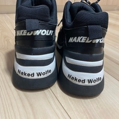 男女兼用 スニーカー 厚底 の画像