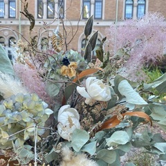 特大 ドライフラワー ブーケ アレンジ（ショップ 装花 ウエディング）の画像