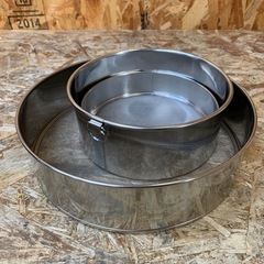 C(7730) 粉ふるい 3個セット 調理器具 調理用品 厨房用品 飲食店 店舗用 業務用 中古の画像