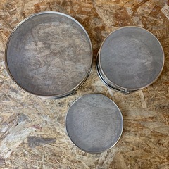 C(7730) 粉ふるい 3個セット 調理器具 調理用品 厨房用品 飲食店 店舗用 業務用 中古の画像