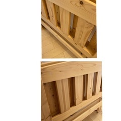 [決まりました]二段ベッド　ナチュラルカラー木目の画像