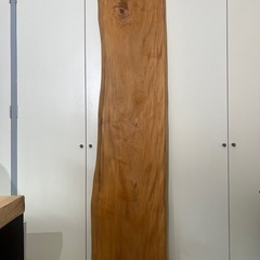 【手渡しのみ】カウンターテーブル天板/栃/トチ/一枚板