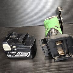 【中古】HIKOKI　ディスクグラインダ　14.4V　G14DSL　バッテリ×1付属(14.4V 6.0Ah)【ハンズクラフト熊本けやき通り店】【店頭取引限定】の画像