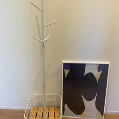 【Mash】 バイケージポールハンガー ホワイトの画像