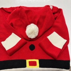 A2512-121 H&M サンタ風ニット130cm 中古美品の画像