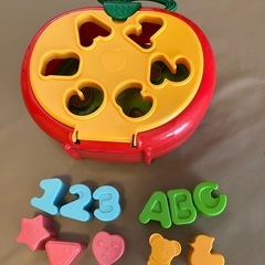 12/8まで　型はめパズル (目立つ傷や汚れなし・ピース1個欠品) ベビー おもちゃの画像