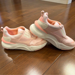UGG アグ スニーカー ピンク UGGロゴ レディース　22.5センチの画像