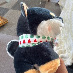 黒柴ぬいぐるみの画像