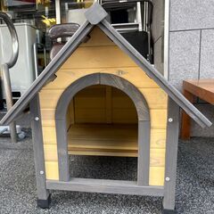 ☆ アイリスオーヤマ ウッディ犬舎 犬小屋 木製 ☆ リサイクルショップ札幌 買取本舗 平岸店の画像