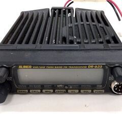 ジャンク ALINCO 無線機 VHF/UHF TWIN BAND FM TRANSCEIVER モービル トランシーバー DR-635D マイク：EMS-61 アマチュア無線 札幌市 中央区 南12条の画像