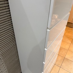 ニトリ　クエス　ホワイト　6段チェスト　タンス　衣類収納の画像