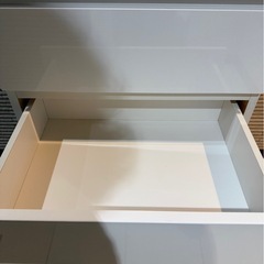 ニトリ　クエス　ホワイト　6段チェスト　タンス　衣類収納の画像