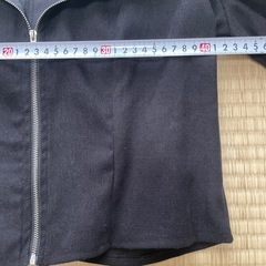 【未使用】レディースL アウター 黒 パフスリーブの画像