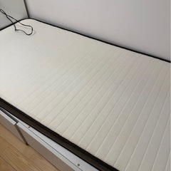 直接引取記載エリア配送限定/ニトリNスリープマットレス×収納付ベッドフレームセットの画像