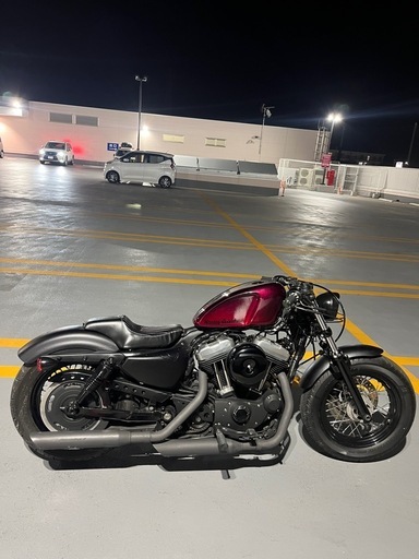 ハーレーダビッドソンXL1200x乗って帰れます。