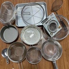 お菓子作り等　調理具　料理用品セットの画像