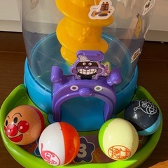 アンパンマン　光るにぎって！おとして！くるコロタワー　動作確認済み　電池付きの画像