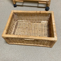 籐のかごチェストを格安でお譲りしますの画像