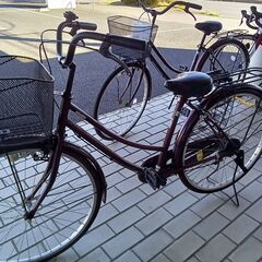 ★リユースのサカイつくば店★TK7546  自転車 26インチ パープル クリーニング済み 【リユースのサカイつくば店】の画像