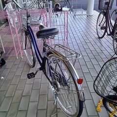 ★リユースのサカイつくば店★TK7548  自転車 26インチ ネイビー クリーニング済み 【リユースのサカイつくば店】の画像