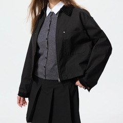 【UNIQLO】ジップアップショートジャケットの画像