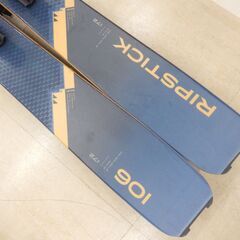 札幌市 清田区 エラン elan スキー板 RIPSTICK106 リップスティック 172㎝ ビンディング付き DemoSki 23/24season ネイビー×イエロー系の画像