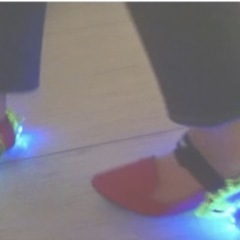 2足セット ラングスジャパン リップスティックジェッツ グリーン ローラーシューズ　クリスマスプレゼントの画像