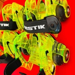 2足セット ラングスジャパン リップスティックジェッツ グリーン ローラーシューズ　クリスマスプレゼントの画像