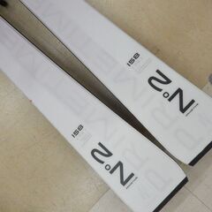 札幌市 清田区 エラン elan スキー板 PRIMETIME N°2 プライムタイム 158㎝ ホワイト系　ビンディング付きの画像