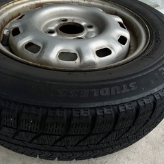 エブリィワゴン　ブリヂストン冬中古タイヤ4本の画像