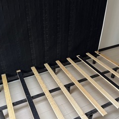 【無料】セミダブルベッド　マットレス＋すのこセットの画像