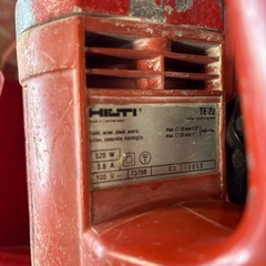 店【JY028】HILTI(ヒルティ) ハンマドリル TE22　はつりの画像