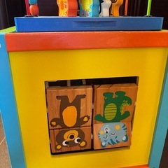 木製知育おもちゃ 数字とギア付きの画像