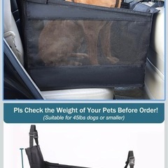 大型犬用カーシート　中型犬　防水　車の画像